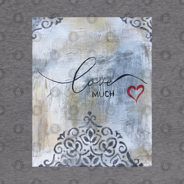 Gold And Grey Sentiment A4 by Jean Plout Designs